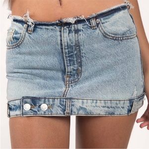 Revice Denim mini skirt